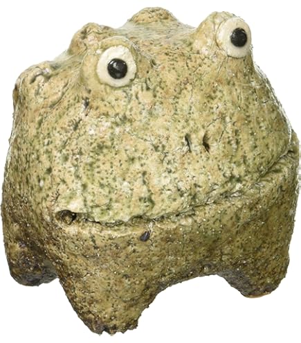 Amazon.co.jp: 陶里 『信楽焼』 蛙 8号 L82-28 : ホーム＆キッチン